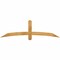 Ekena Millwork Bellingham Rough Sawn Timber Gable Bracket, Western Red Cedar, 72"W x 21"H x 2"D x 4"F, 7/12 Pitch GBW072X21X0204BEL00RWR - alternate 1